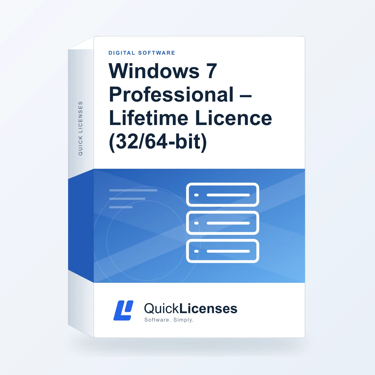 Windows 7 Professional – Lifetime Licence (32/64-bit)
